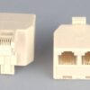 Rozgałęziacz wtyk RJ11 na 2 gniazda RJ11 Rozgałęziacz wtyk RJ11 na 2 gniazda RJ11