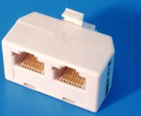 Rozgałęziacz wtyk RJ45 na 2 gniazda RJ45