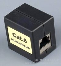 Łącznik gniazdo RJ45 na gniazdo RJ45 STP kat.6