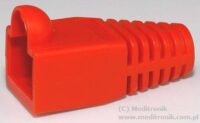 Os艂onka wtyk贸w RJ45 czerwona Os艂onka wtyk贸w RJ45 czerwona