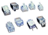 Wtyk RJ45 nieekranowany kat.6 na kabel max 23AWG 100szt Wtyk RJ45 nieekranowany kat.6 na kabel max 23AWG 100szt