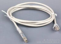 kabel 1-parowy 110/RJ45, długość 2,0m, kolor szary