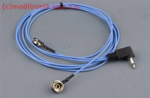 Kabel ze złączami minijack/bateryjne, możliwe różne kolory i