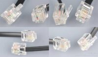 Kabel telefoniczny 4 偶y艂y zako艅czony wtykami RJ11 Kabel telefoniczny 4 偶y艂y zako艅czony wtykami RJ11