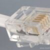 Kabel telefoniczny 4 żyły zakończony wtykami RJ11