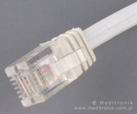 Kabel telefoniczny RJ11, 5 metr贸w; wtyki zalewane. Kabel telefoniczny RJ11, 5 metr贸w; wtyki zalewane.
