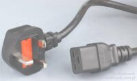 Kabel zasilający z wtykiem typu UK na gniazdo C19