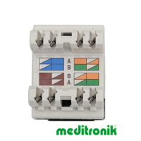 Modu艂 keystone gniazdo RJ45 UTP kat.5e czarne monta偶 poziomy Modu艂 keystone gniazdo RJ45 UTP kat.5e czarne monta偶 poziomy