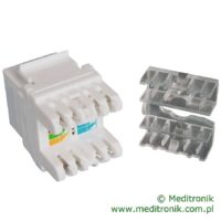 Modu艂 keystone gniazdo RJ45 UTP kat.5e bia艂e monta偶 poziomy Modu艂 keystone gniazdo RJ45 UTP kat.5e bia艂e monta偶 poziomy