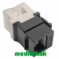 Modu艂 keystone gniazdo RJ45 UTP kat.6 czarne monta偶 poziomy tylny Modu艂 keystone gniazdo RJ45 UTP kat.6 czarne monta偶 poziomy tylny