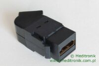 Moduł keystone gniazdo HDMI na gniazdo HDMI kątowe 45 stopni