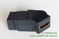 Modu艂 keystone gniazdo HDMI na gniazdo HDMI k膮towe 45 stopni Modu艂 keystone gniazdo HDMI na gniazdo HDMI k膮towe 45 stopni