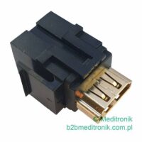 Modu艂 keystone gniazdo HDMI na gniazdo HDMI czarny Modu艂 keystone gniazdo HDMI na gniazdo HDMI czarny