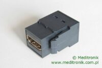 Modu艂 keystone gniazdo HDMI na gniazdo HDMI kolor czarny Modu艂 keystone gniazdo HDMI na gniazdo HDMI kolor czarny