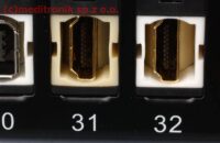 Modu艂 keystone gniazdo HDMI na gniazdo HDMI bia艂y Modu艂 keystone gniazdo HDMI na gniazdo HDMI bia艂y