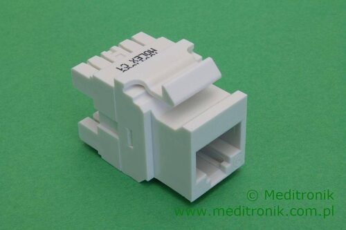Molex moduł keystone gniazdo RJ45 UTP kat.6 poziome biały