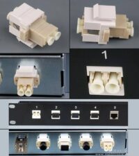 Modu艂 keystone gniazdo LC DUPLEX na gniazdo LC DUPLEX Modu艂 keystone gniazdo LC DUPLEX na gniazdo LC DUPLEX