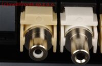 Moduł keystone RCA gniazdo na gniazdo ivory