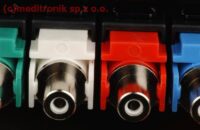 Modu艂 keystone RCA gniazdo na gniazdo kolor bia艂y Modu艂 keystone RCA gniazdo na gniazdo kolor bia艂y