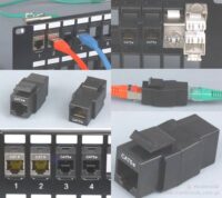 Adapter keystone przej艣ci贸wka RJ45-RJ45 kat.5e UTP czarny Adapter keystone przej艣ci贸wka RJ45-RJ45 kat.5e UTP czarny