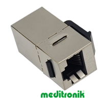 Adapter keystone przejściówka RJ45-RJ45 kat.6 FTP