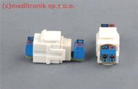Modu艂 keystone SPEAKER gniazdo na gniazdo kolor czarny Modu艂 keystone SPEAKER gniazdo na gniazdo kolor czarny
