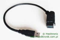 Moduł keystone USB 3.0 gniazdo kąt 45 A na wtyk A na kablu