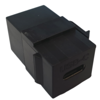 Gniazdo keystone USB-C, gniazdo/gniazdo, USB-C/USB-C, do M45 i mediaport贸w Gniazdo keystone USB-C, gniazdo/gniazdo, USB-C/USB-C, do M45 i mediaport贸w