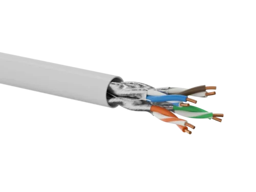 Kabel u/ftp kat.6a lsoh 4x2x23awg b2ca 500m - (10gb/s) 25 lat gwarancji, badanie jakości laboratorium intertek (usa) ALANTEC