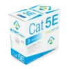 Kabel u/utp kat.5e pvc eca 4pr 305m (niebieska powłoka) 25 lat gwarancji, badanie jakości laboratorium intertek (usa) ALANTEC