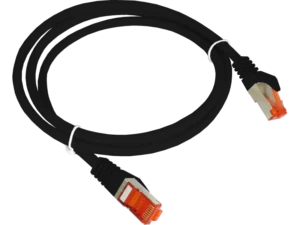 Patch-cord s/ftp kat.6a lsoh 0.5m czarny ALANTEC