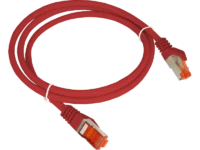 Patch-cord s/ftp kat.6a lsoh 0.5m czerwony ALANTEC