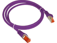 Patch-cord ALANTEC kat.6a s/ftp fioletowy 0,5m lsoh