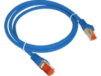 Patch-cord s/ftp kat.6a lsoh 0.5m niebieski ALANTEC