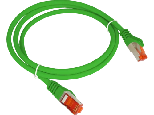 Patch-cord s/ftp kat.6a lsoh 0.5m zielony ALANTEC