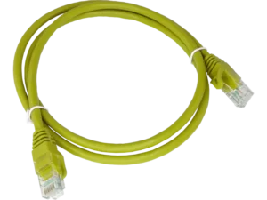 Patch-cord u/utp kat.6a lsoh 0.25m żółty ALANTEC