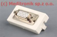 adapter złącza VGA do lutowania w standardzie mosaic 22,5x45