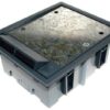 puszka montażowa skośna na 2 moduły w standardzie 45x45mm puszka montażowa skośna na 2 moduły w standardzie 45x45mm