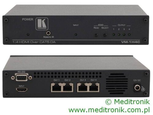 Konwerter sygnałów HDMI,RS232,IR na sygnał ethernet