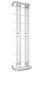 Przełącznica uniwersalna dwupionowa ZP2-22, wysokość 2200mm.