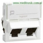 Gniazda ethernet RJ45 45x45