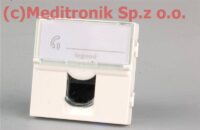 Gniazdo RJ45 kat. 6, UTP 90 stopni, z zatrzaskiem pionowym