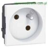 Mosaic gniazdo 2x2P+Z do kanałów DLP białe.