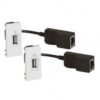 Adapter hdmi g/g na kablu 10cm w standardzie mosaic 45x22,5 Adapter hdmi g/g na kablu 10cm w standardzie mosaic 45x22,5