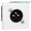 Gniazdo głośnikowe pojedyńcze kolor biały