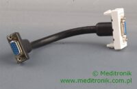 Adapter VGA G/G w standardzie mosaic 45x22,5mm, na kablu Adapter VGA G/G w standardzie mosaic 45x22,5mm, na kablu
