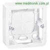 Puszka natynkowa dla 2 modułów (45x22,5), w standardzie Puszka natynkowa dla 2 modułów (45x22,5), w standardzie