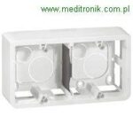 Puszka nadtynkowa do montażu 4,5 lub 2x2 modułów (45x22,5) Puszka nadtynkowa do montażu 4,5 lub 2x2 modułów (45x22,5)