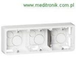 Puszka nadtynkowa dla 6,8 lub 3x2 modułów poziomych 45x22,5 Puszka nadtynkowa dla 6,8 lub 3x2 modułów poziomych 45x22,5