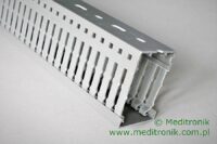 Kanał grzebieniowy 60x40, szary 2m